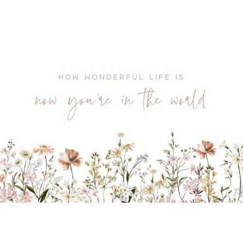 Boho Nursery Wall Art, Botanical Nursery Decor, Wildflower Nursery Wall Art, Girl Nursery Print, Baby Gift Nursery Decor Girl New Baby Gift - Etsy