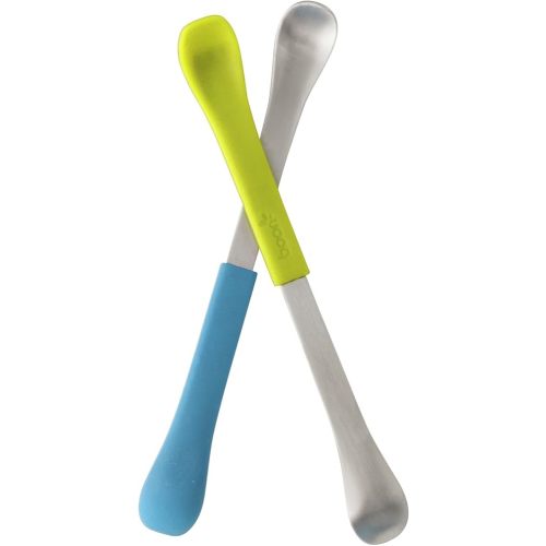 Boon Swap 2-in-1 Baby Spoon, Blue/Green