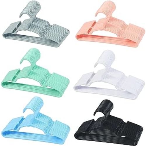 120 pcs Baby Nursery Closet Hangers,Non-Slip Laundry Infant Pant Hanger for Newborn Clothes Gift,Ultra-Thin Child Coat Hanger for Girl Boy Toddler Kid