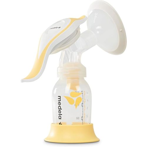 Medela Harmony Manual Breast Pump, Compact Swiss Design with PersonaFit Flex Shields and Medela's 2-Phase Expression Technology