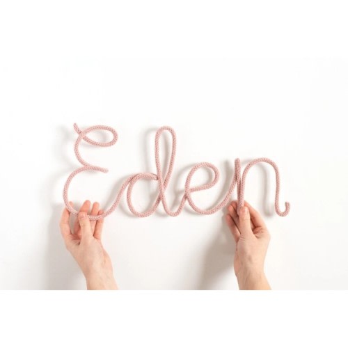Personalized Knitted Wire Name