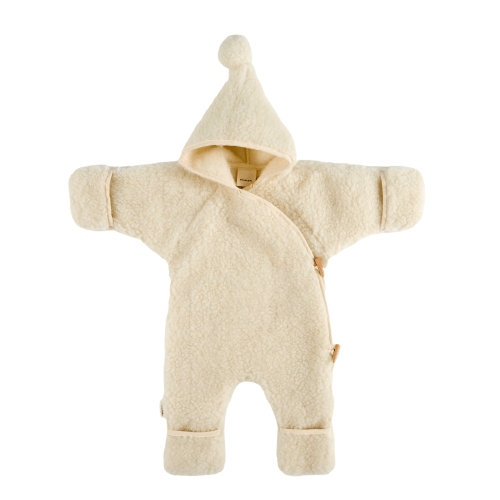 MERINO WOOL SNUGGLESUIT BABY ROMPER – BINIBAMBA