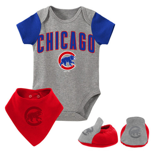 Chicago Cubs Bodysuit | Three Piece Bodysuit for Infants