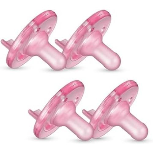 Philips AVENT Soothie 3-18 months, pink/pink, 4 pack, SCF192/47