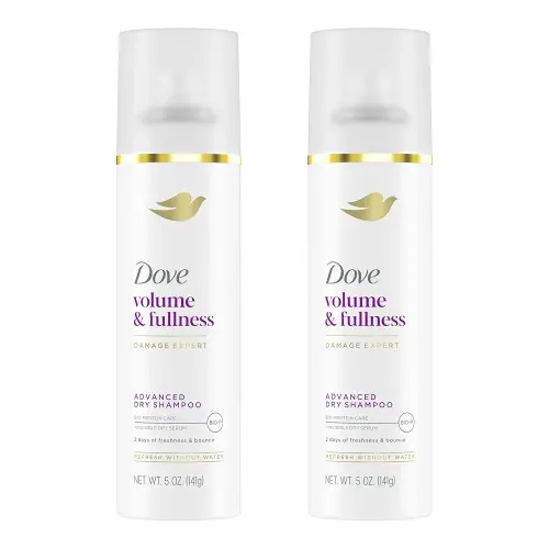 Dove Dry Shampoo for 2 Count for Oily Hair Volume & Fullness for Refreshed Hair 5 oz