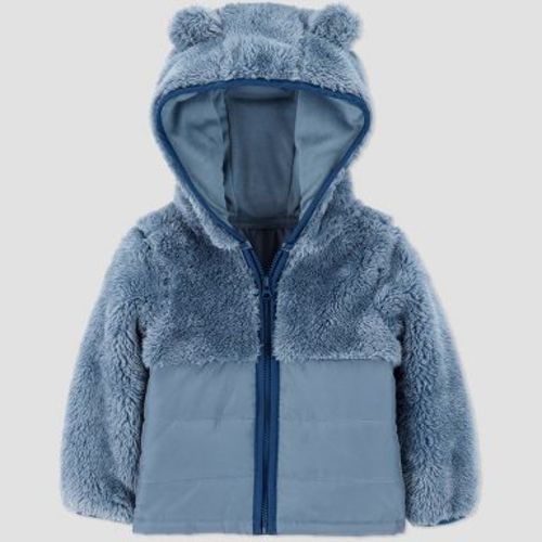 Carter's Just One You® Baby Boys' Puffer Jacket - Blue Newborn