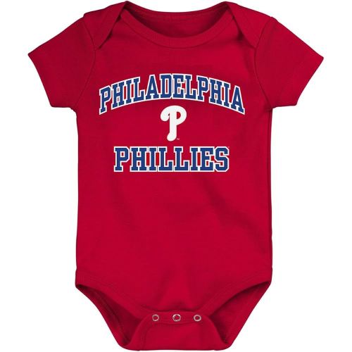 Outerstuff MLB Officially Licensed 0-24 Months City Headline Arch Logo Creeper Bodysuit Romper