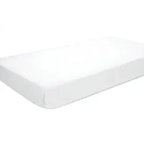 aden + anais Essentials Classic Crib Sheet, 100% Cotton Muslin, Super Soft, Breathable, Tailored Snug Fit, Solid White