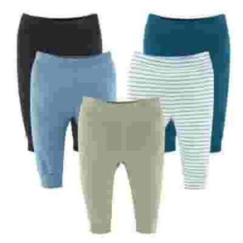 The Peanutshell Baby Boy Pants, Neutral Basics Baby Pants for Boys 6-9 Months, 5-Pack
