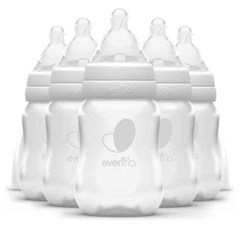 Evenflo Feeding Premium Proflo Venting Balance Plus Standard Neck Baby, Newborn and Infant Bottles - Developed by Pediatric Feeding Specialists - 4 Ounce (Pack of 6)