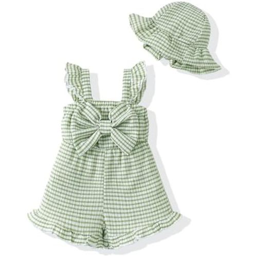 XUANHAO Baby Girl Clothes 12 18 24 Months Outfits For Girls Infant Toddler Girls' Clothing Ruffle Girls Pants Sets 6M-4T