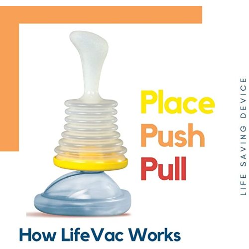LifeVac - Choking Rescue Device Home Kit for Adult and Children First Aid Kit, Portable Choking Rescue Device, First Aid Choking Device