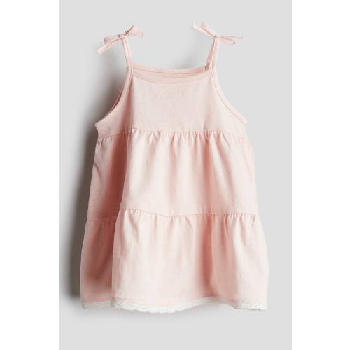 COTTON JERSEY DRESS WITH SHOULDER STRAPS