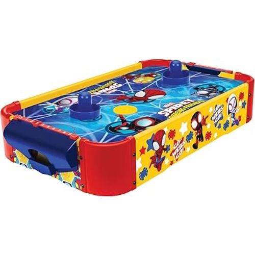 Marvel Spidey and His Amazing Friends Electronic Tabletop Air Hockey (Wood)