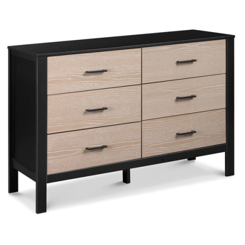 Radley 6-Drawer Dresser: Ebony/Coastwood