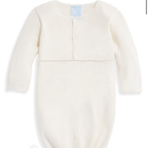 Mercerized Pima Baby Gown- Ivory – Children's Edit