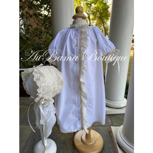 Heirloom Daygown + Bonnet Set