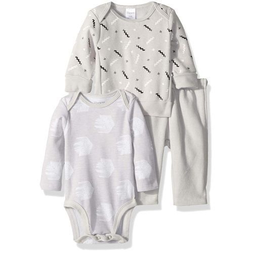 Hanes Ultimate Baby Zippin Fleece Pant with Long Sleeve Bodysuit and Sweatshirt