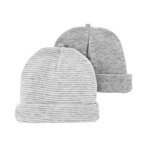 2-Pack Caps - Grey