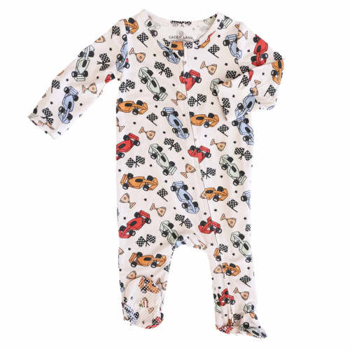 Pit Crew Zipper Footie