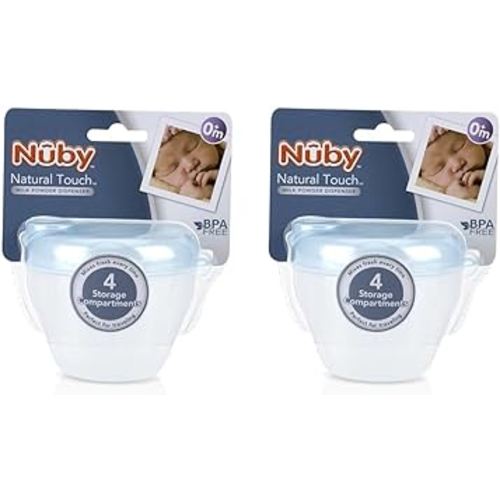 Nuby Natural Touch Milk Powder Dispenser (Pack of 2)