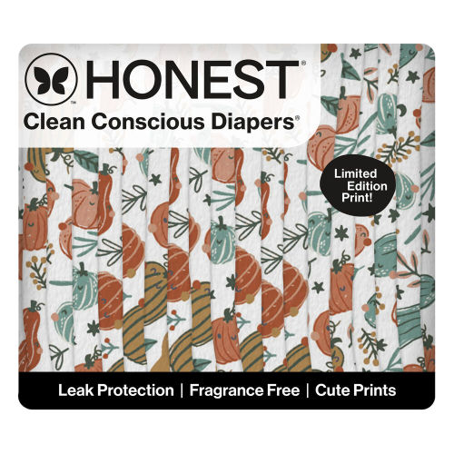 Honest Wetness Indicator Diapers - Plant-Based & Fragrance-Free | Honest