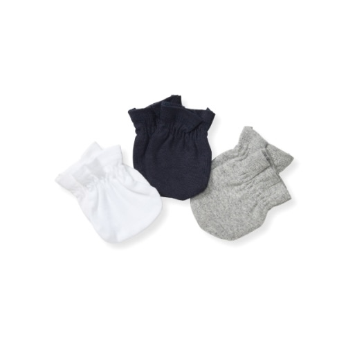 Burt's Bees Cotton Baby Mittens - 0-3 Month