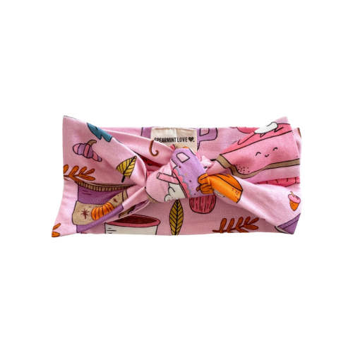 Knot Bow, Pumpkin Spice Latte Pink