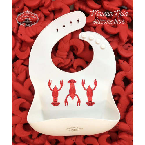 Maison Nola Silicone Crawfish Bib