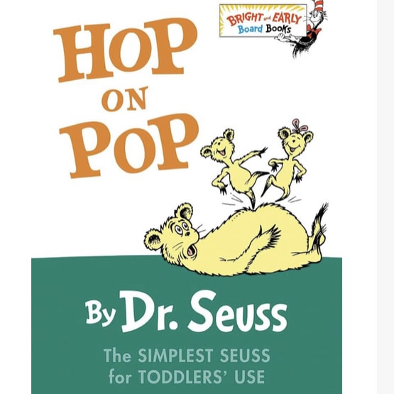 Hop on Pop: The Simplest Seuss for Youngest Use (Bright & Early Board Books)