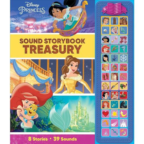 Disney Princess - Sound Storybook Treasury 39-Button Sound Book - PI Kids