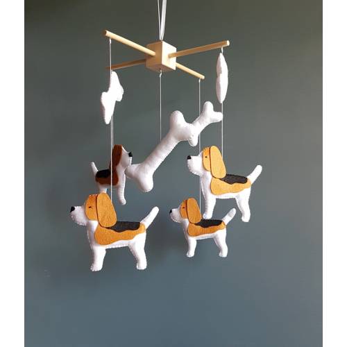 Beagle Crib Mobile
