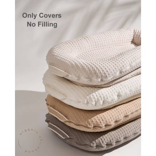 Cover Deluxe+ for Docks • Grand Cover for Docks • Organic Cotton Oeko-TEX Standard • Breathable Natural Soft with Embroidery • Cover Only