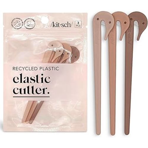 Kitsch Hair Tie Cutter – Easy To Use, Pain Free Rubber Band Cutter for Hair Kids, Baby & Toddler Girls | Ideal Gifts for Women – Multicolor, 3pc Set