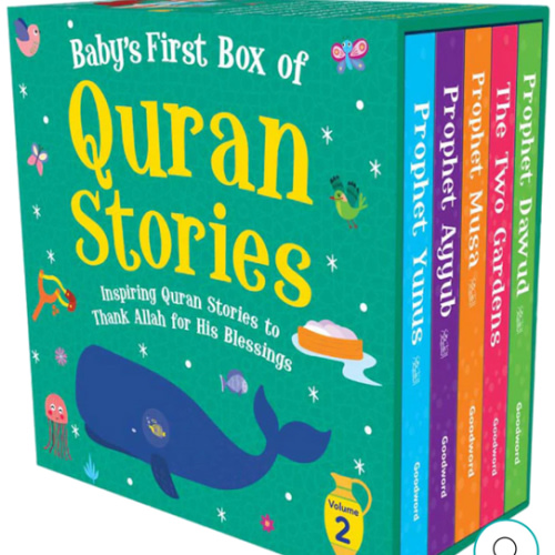 Baby's First Box of Quran Stories (5 Board Books Set) Vol - 2 (New)