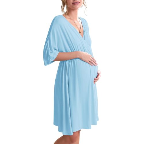 Labor/Delivery/Hospital Gown Light blue