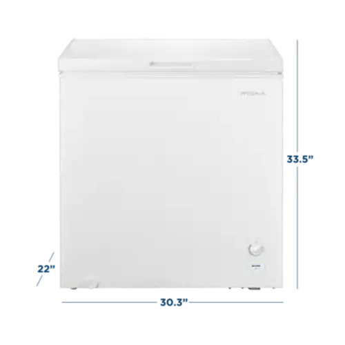 Insignia™ - 7 Cu. Ft. Garage-Ready Chest Freezer - White