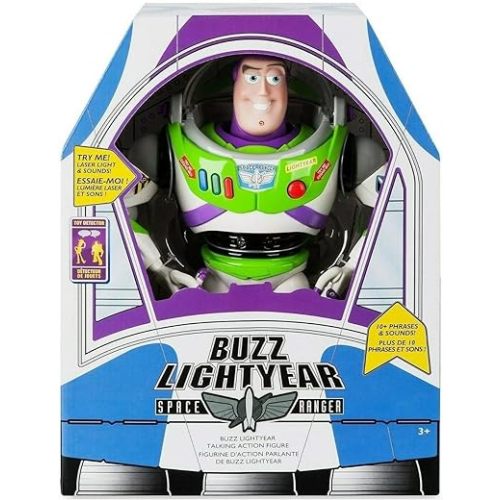 Toy Story Disney Advanced Talking Buzz Lightyear Action Figure 12''
