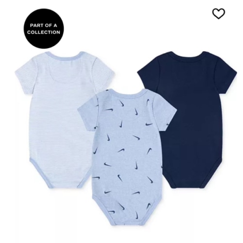 Baby Boys or Girls Essentials Bodysuits, Pack of 3