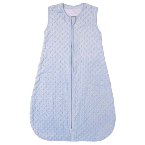BABYINABAG 1.5 TOG Summer Model Baby Sleeping Bag and Sack, Plush Minky Dot for Infants and Toddlers Size Medium (10-24 mos)