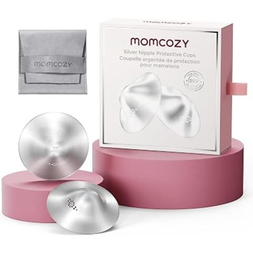 Momcozy 999 Silver Nursing Cups XL Size