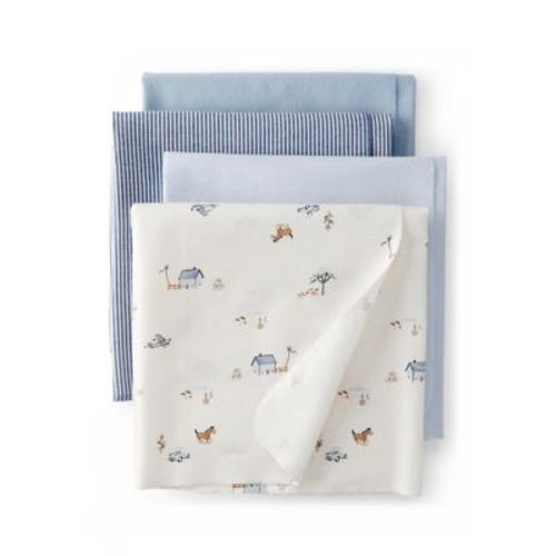 Baby Boys Blankets - 4 Pack