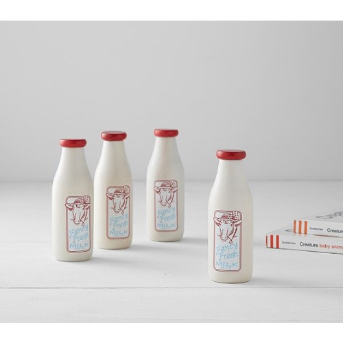 Wooden Milk Set