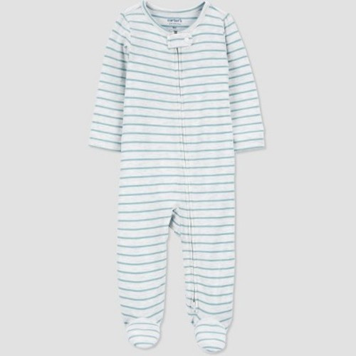 Carter's Just One You® Baby Sleep N' Play, Color: Green/White, Size: 3M