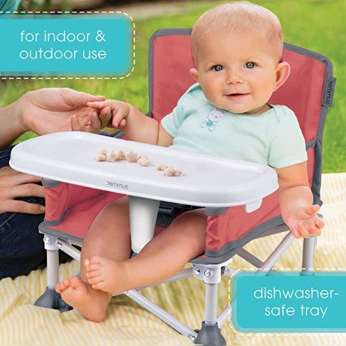 Summer Pop 'N Sit Portable Booster Chair, Indoor/Outdoor Use, 6 Mos - 3 Yrs