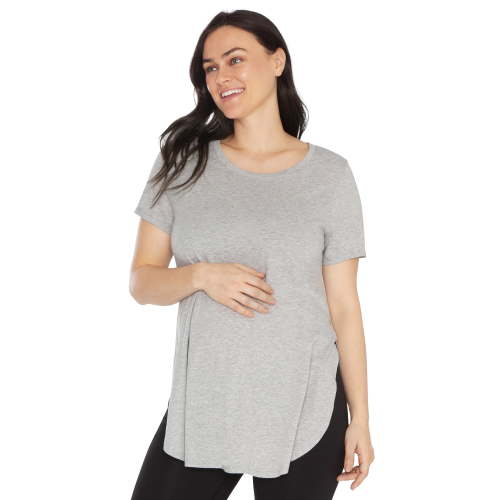 Kindly Yours Women's Maternity Cotton Modal Short Sleeve Nursing T-Shirt