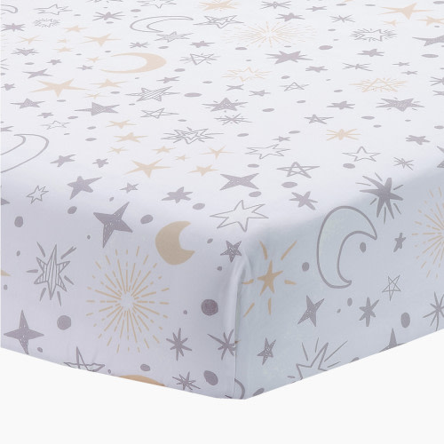 Lambs & Ivy Cotton Fitted Crib Sheet - Goodnight Moon