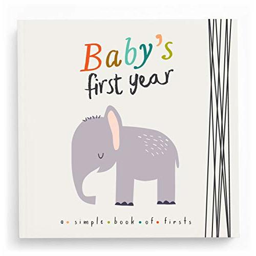 Lucy Darling Baby Memory Book, Themed Baby First Year Book, First 5 Years Journal & Photo Album for Baby Boy/Girl, Keepsake Books, Gender Neutral Memories & Milestone Book, Mom Gift - Little Animal