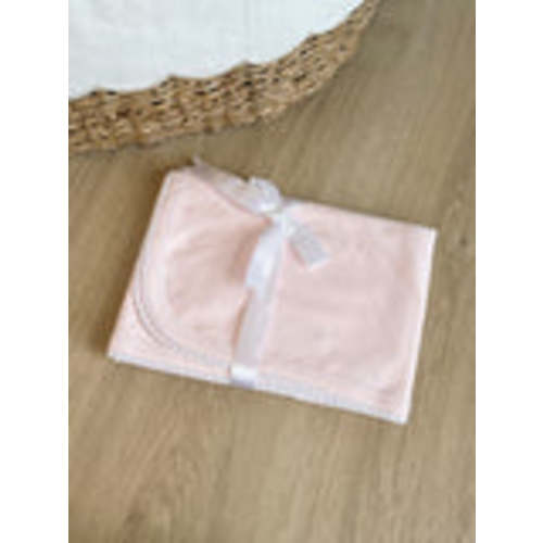 Squiggles by Charlie Pale Pink Crochet Trim Blanket – Pink Sheep Boutique