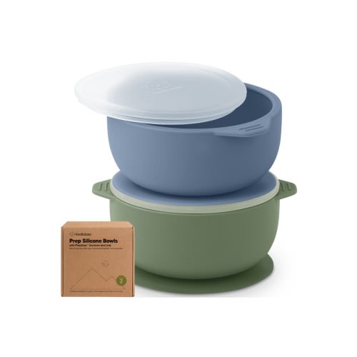 2-Pack Silicone Suction Bowls